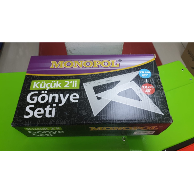 Monopol 1625 Gönye Seti Küçük 12Lİ *K