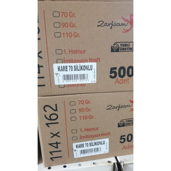 Zarfsan 114x162 Kare Beyaz Mektup Zarfı 70gr. Silikonlu 500'lü #2