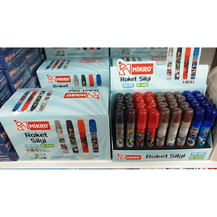 MİKRO RK-301 ROKET SİLGİ 36LI