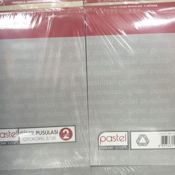 PASTEL 2/50 OTOKOPİLİ GİDER MAKBUZU *12 PASTEL 2/50 OTOKOPİLİ GİDER MAKBUZU *12