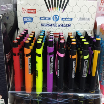 MİKRO MP-411 METAL VERSATİL KALEM 0.7 (BOX48) MİKRO MP-411 METAL VERSATİL KALEM 0.7 (BOX48)