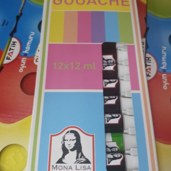 Monalisa Guaj Boya 12ml Tüp 12li Monalisa Guaj Boya 12ml Tüp 12li