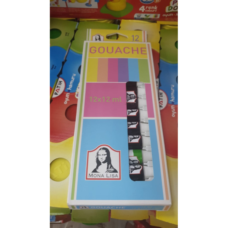 Monalisa Guaj Boya 12ml Tüp 12li