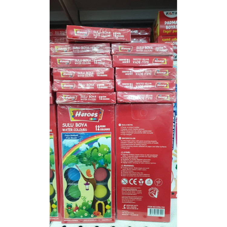 HEREOS ERN-702 SULU BOYA 12 RENK