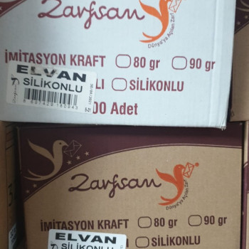 ZARFSAN ELVAN MEKTUP ZARFI 114X162 70GR İ.KRAFT SİLİKONLU 500LÜ #2 ZARFSAN ELVAN MEKTUP ZARFI 114X162 70GR İ.KRAFT SİLİKONLU 500LÜ #2