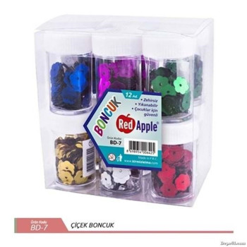 RED APPLE BD-7 ÇİÇEK PUL 12Lİ RED APPLE BD-7 ÇİÇEK PUL 12Lİ