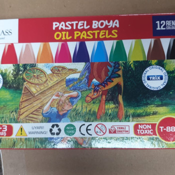 TRİX T-880 12 RENK PASTEL BOYA TRİX T-880 12 RENK PASTEL BOYA