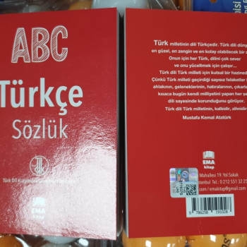 ABC TÜRKÇE SÖZLÜK KARTON KAPAK /EMA 9786258191028 ABC TÜRKÇE SÖZLÜK KARTON KAPAK /EMA 9786258191028