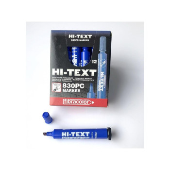Hİ-TEXT 830PC KOLİ KALEMİ KESİK UÇ 12Lİ MAVİ Hİ-TEXT 830PC KOLİ KALEMİ KESİK UÇ 12Lİ MAVİ