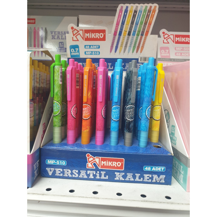 MİKRO MP-510-48 MEOW VERSATİL 0.7 KALEM 48Lİ