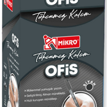 MİKRO M-40 OFİS TÜKENMEZ KALEM 50Lİ SİYAH MİKRO M-40 OFİS TÜKENMEZ KALEM 50Lİ SİYAH