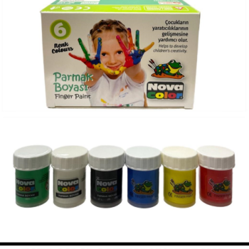 NOVACOLOR NC-138 PARMAK BOYASI 25ML 6RENK NOVACOLOR NC-138 PARMAK BOYASI 25ML 6RENK