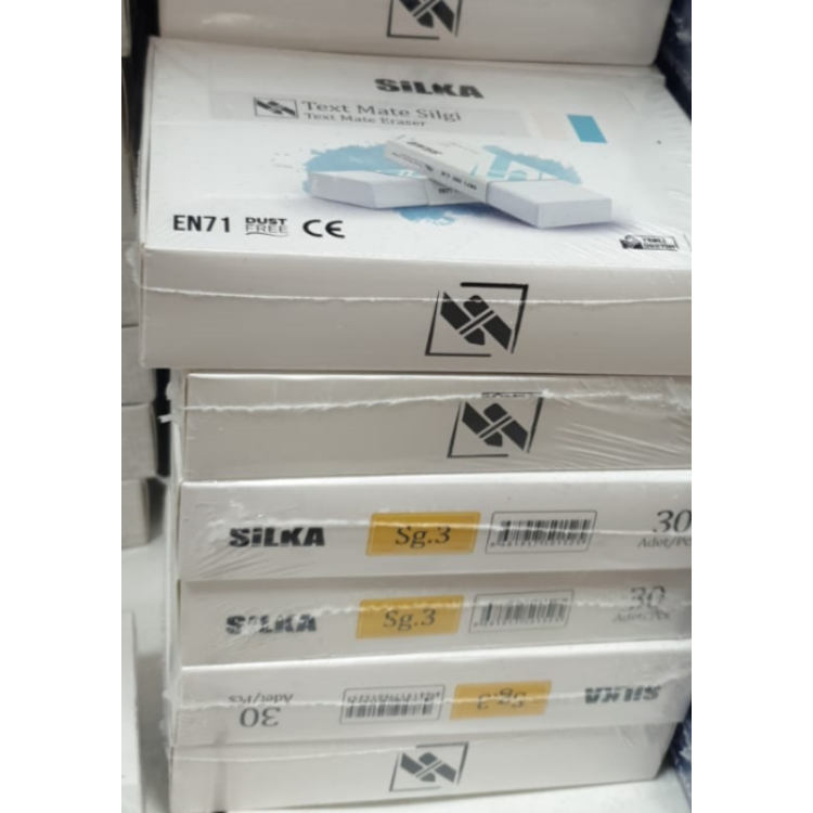 Silka SG.3 Beyaz Silgi (BOX30) *K