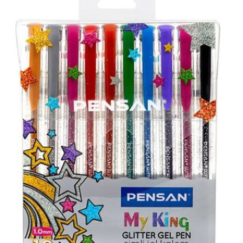 PENSAN MY-KİNG 6402-10 RENK SİMLİ JEL KALEM (BOX12) PENSAN MY-KİNG 6402-10 RENK SİMLİ JEL KALEM (BOX12)