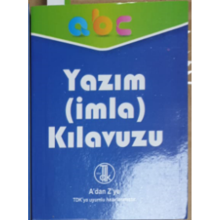 YAZIM İMLA KILAVUZU ABC KARTON KAPAK 320SY EMA