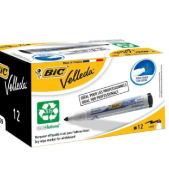BİC 1701 VELLEDA TAHTA KALEMİ SİYAH 12Lİ BİC 1701 VELLEDA TAHTA KALEMİ SİYAH 12Lİ