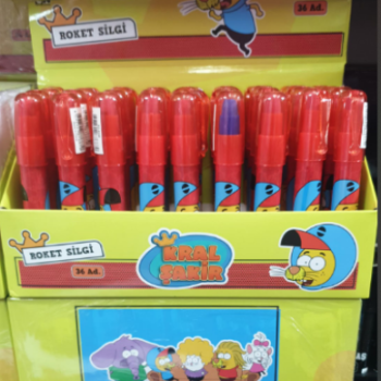 KRAL ŞAKİR KS-6288 ROKET SİLGİ 36LI KRAL ŞAKİR KS-6288 ROKET SİLGİ 36LI