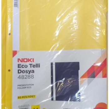 Noki 48288 Telli Dosya Eco 50li -SARI Noki 48288 Telli Dosya Eco 50li -SARI