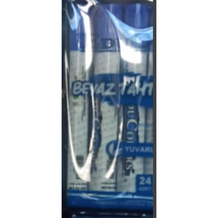 EDUCOLORS TAHTAKALEMİ MAVİ 24LÜ