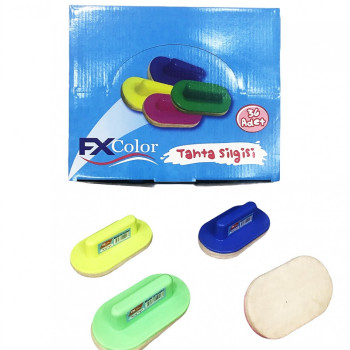 Fx Color Keçeli Tahta Silgisi(BOX24) Fx Color Keçeli Tahta Silgisi(BOX24)