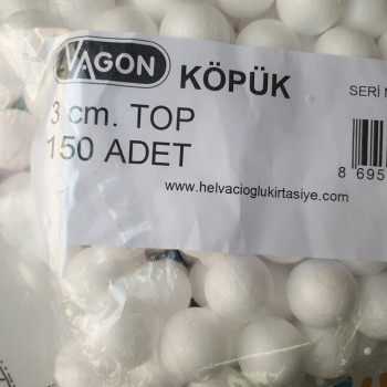 STRAFOR KÖPÜK TOP 3CM 150LÜ /VAGON