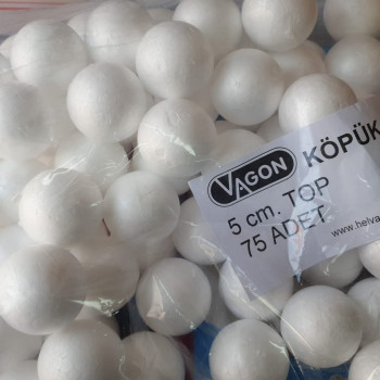 STRAFOR KÖPÜK TOP 5CM 75Lİ /VAGON