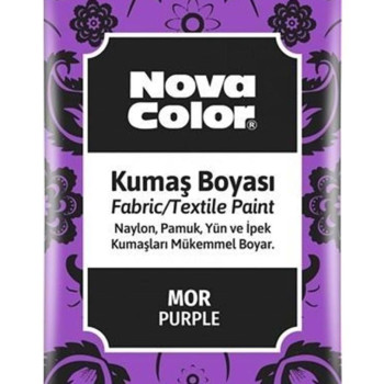 NOVACOLOR NC-907 TOZ KUMAŞ BOYASI 12GR (BOX12) MOR NOVACOLOR NC-907 TOZ KUMAŞ BOYASI 12GR (BOX12) MOR