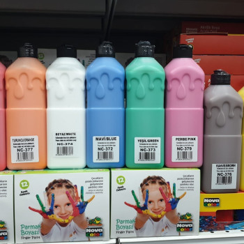 NOVACOLOR 500GR PARMAK BOYASI (renk seçiniz) NOVACOLOR 500GR PARMAK BOYASI (renk seçiniz)