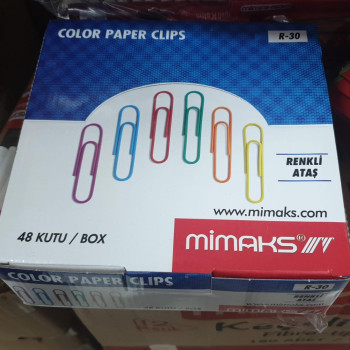 MİMAKS R-30 RENKLİ ATAŞ (BOX48) #2 MİMAKS R-30 RENKLİ ATAŞ (BOX48) #2
