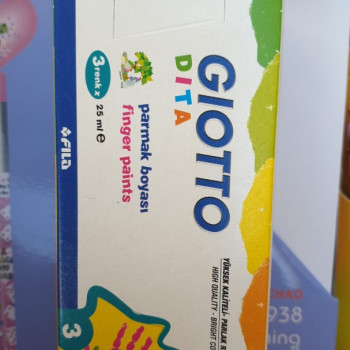 GİOTTO PARMAK BOYASI 3 RENK X25GR