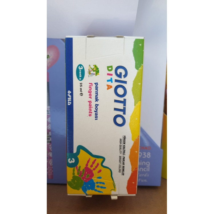 GİOTTO PARMAK BOYASI 3 RENK X25GR