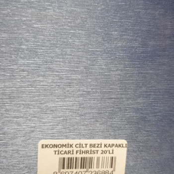 E240-20 GÜRPAŞ 17*24 CİLT BEZLİ TİCARİ FİHRİST 20Lİ E240-20 GÜRPAŞ 17*24 CİLT BEZLİ TİCARİ FİHRİST 20Lİ