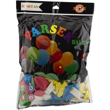 PARSEK 12İNC KARIŞIK BALON 100LÜ PARSEK 12İNC KARIŞIK BALON 100LÜ