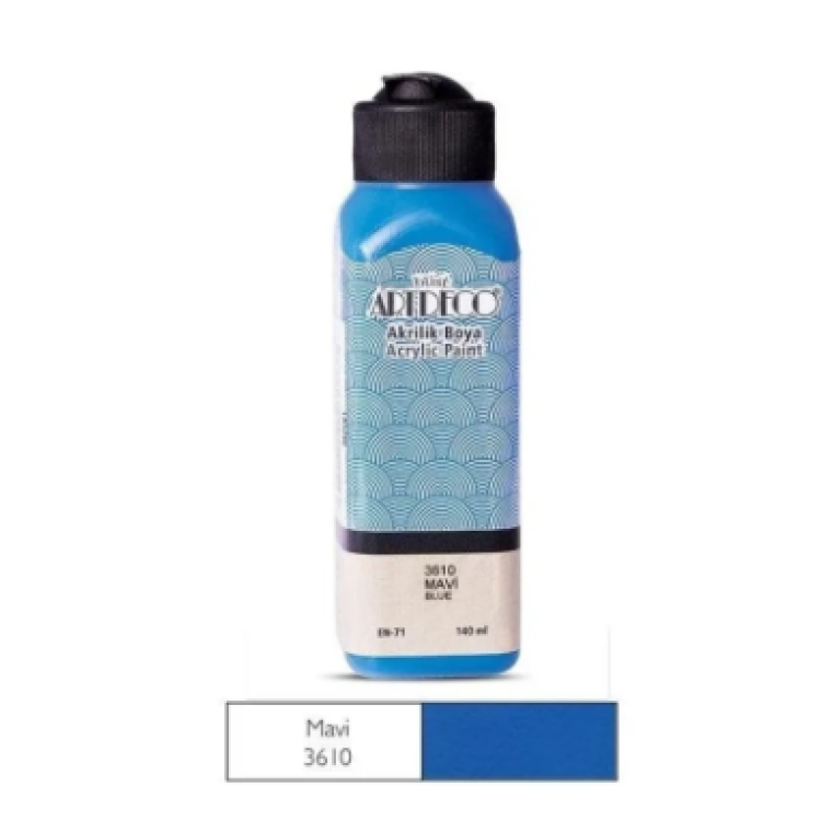 ARTDECO AKRİLİK BOYA 140ML MAVİ
