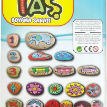 TAŞ BOYAMA SETİ 6 RENK