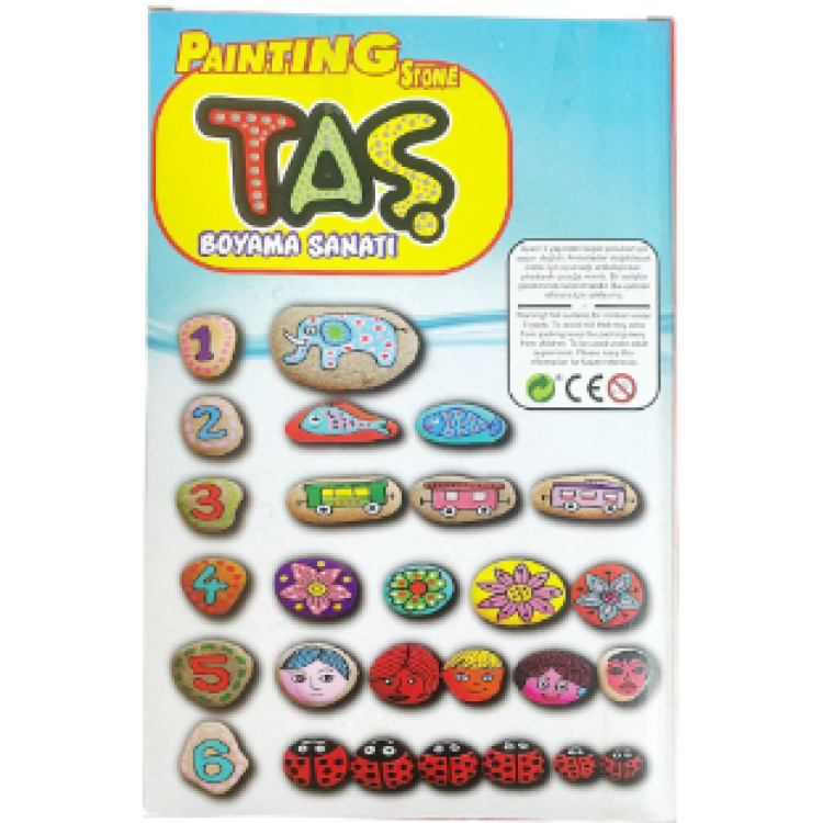 TAŞ BOYAMA SETİ 6 RENK