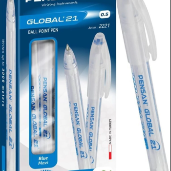 PENSAN 2221 GLOBAL 0.5 MAVİ TÜKENMEZ KALEM (BOX12) PENSAN 2221 GLOBAL 0.5 MAVİ TÜKENMEZ KALEM (BOX12)