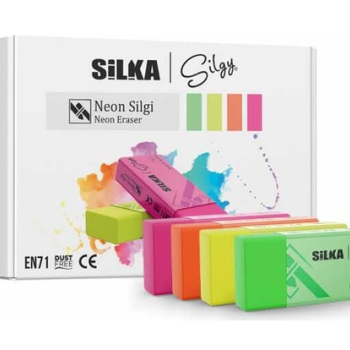 SİLKA ART.23 NEON SİLGİ (BOX30)  SİLKA ART.23 NEON SİLGİ (BOX30)