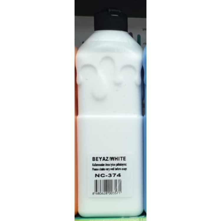 NOVACOLOR NC-374 500GR PARMAK BOYASI BEYAZ *k
