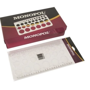 MONOPOL 1610 DAİRE ŞABLON (BOX24) CETVEL #2 MONOPOL 1610 DAİRE ŞABLON (BOX24) CETVEL #2
