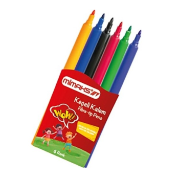 MİMAKS FK-8906 KEÇELİ KALEM 6RENK 12Lİ