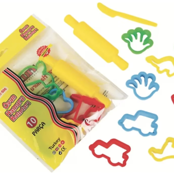 TRİX T-506 OYUN HAMURU KALIPLARI MERDANELİ 