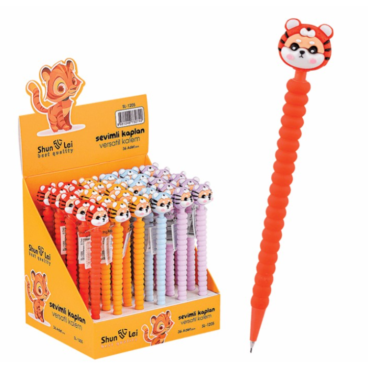MİKRO SL-1205 SEVİMLİ KAPLAN VERSATİL KALEM 36LI
