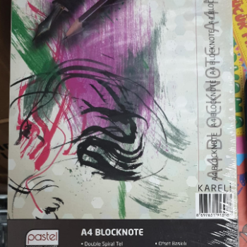PASTEL A4 SPİRALLİ KK BLOKNOT 70GR KARELİ (BOX6) PASTEL A4 SPİRALLİ KK BLOKNOT 70GR KARELİ (BOX6)