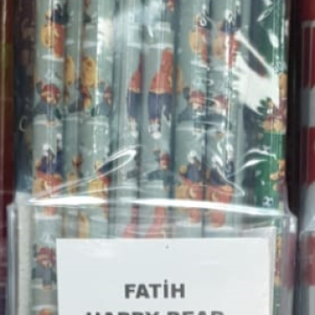 FATİH HAPPY 179267 HAPPY BEAR SİLGİLİ KURŞUN KALEM 72Lİ SHRINK FATİH HAPPY 179267 HAPPY BEAR SİLGİLİ KURŞUN KALEM 72Lİ SHRINK