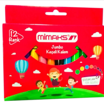 MİMAKS SYF-4514 JUMBO KEÇELİ 12 RENK (BOX5)