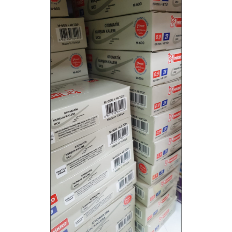 MİKRO M-600 60MM VERSATİL UCU 12Lİ TÜP (KISA MİN) 0.9 (48TÜP)