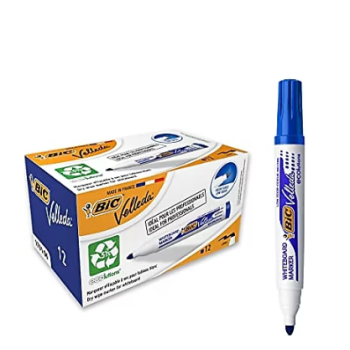 BİC 1701 VELLEDA TAHTA KALEMİ MAVİ 12Lİ BİC 1701 VELLEDA TAHTA KALEMİ MAVİ 12Lİ