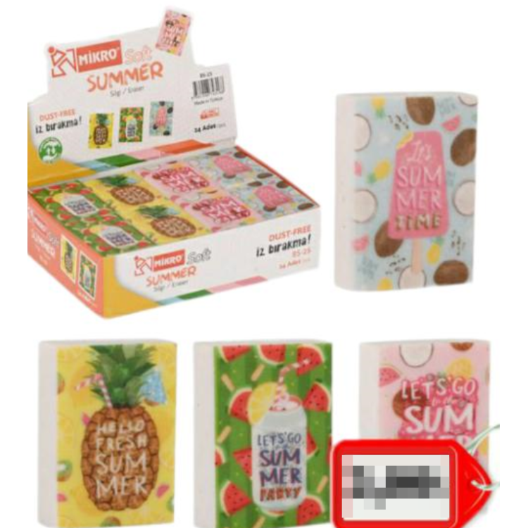 MİKRO BS-25 SUMMER SİLGİ 24LÜ