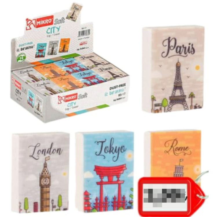 MİKRO BS-17 CITY SİLGİ 24LÜ